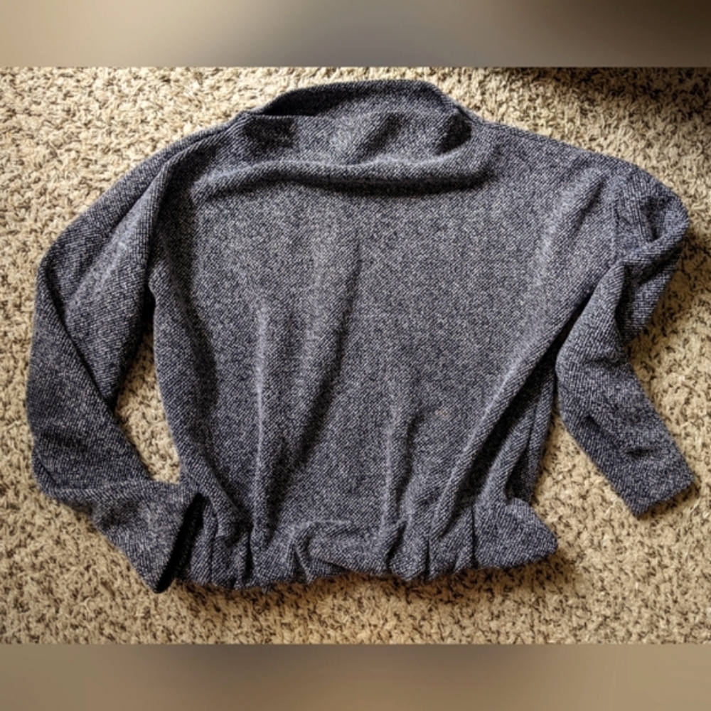Prologue Gray Mock-neck Sweater - XS